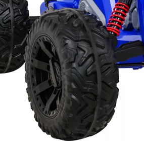 Ramiz Štvorica batérií Lucky Seven Modrá + EVA kolieska + pomalý štart + LED + MP3 USB