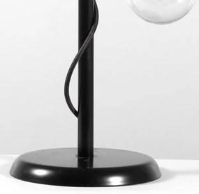 ONLI - Stolná lampa WIRE 1xE27/15W/230V 50 cm čierna