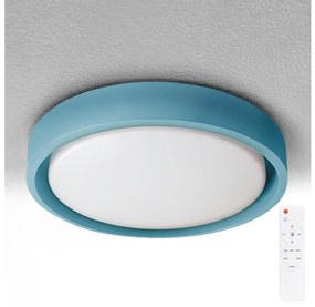 Brilagi-LED Stmievateľné svietidlo MATTEO LED/48W/230V 3000-6500K priemer 41 cm tyrkysové + diaľkové ovládanie