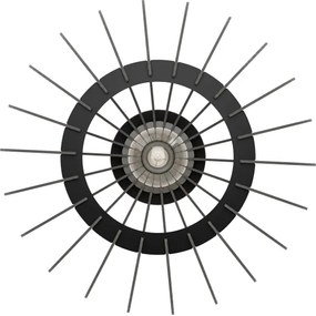 Eglo 900999 - Stropné svietidlo COSSANO 1xE27/40W/230V pr. 38 cm čierna