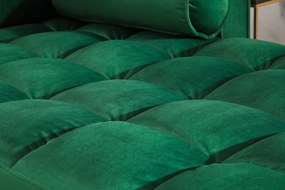 Rohová sedačka Cosy Velvet II smaragdovo zelený zamat