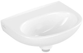 VILLEROY &amp; BOCH O.novo závesné umývadielko bez otvoru, bez prepadu, 360 x 275 mm, biela alpská, 43403701