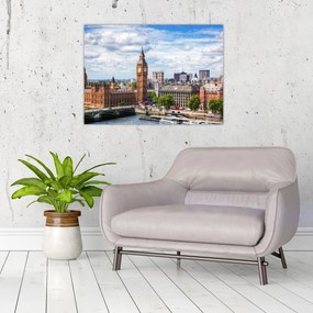 Sklenený obraz - Big Ben (70x50 cm)