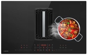 Klarstein AirJet FlexPro Down Air System | indukčná varná doska + odsávač pár | Flexzóna | Booster