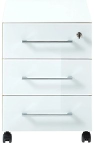 Biela prírodná skrinka v dekore duba 40x55 cm Monteria – Germania