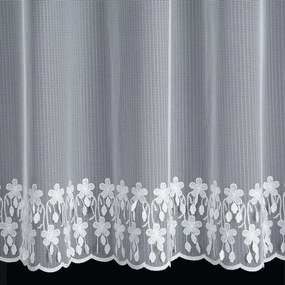 ZÁCLONA SADIE NA KRÚŽKOCH 300X150 CM BIELA