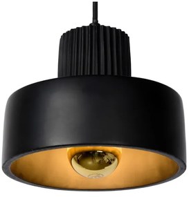 Lucide 20419/20/30 - Luster na lanku OPHELIA 1xE27/40W/230V pr. 20 cm čierna