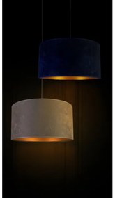 Duolla - Luster na lanku ROLLER 1xE27/40W/230V pr. 40 cm modrá