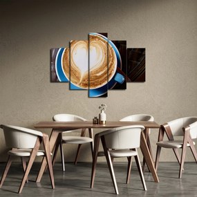 Obraz - Latte Art (150x105 cm)