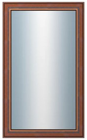 DANTIK - Zrkadlo v rámu, rozmer s rámom 60x100 cm z lišty ANGLIE hnedá (561)