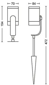 Philips 17414/30/P7 - SADA 3x LED Bodové svietidlo Hue LILY 3xLED/8W/230V IP65