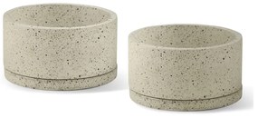 Betónové kvetináče v súprave 2 ks ø 30 cm Terrazzo – Bonami Selection