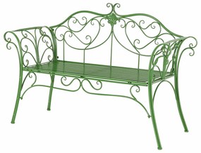 Záhradná lavička Entalia (zelená). Vlastná spoľahlivá doprava až k Vám domov. 1016871