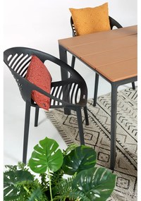 Čierne záhradné kreslo Bonami Essentials Joanna