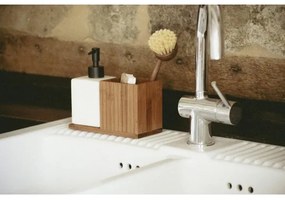 WENKO 54944100 - Dávkovač mydla MERA 18,5x17 cm hnedý