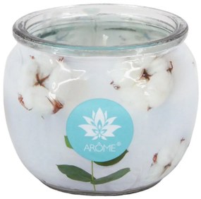 Arome Vonná sviečka v skle Fresh Cotton, 90 g