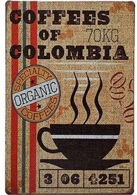 Ceduľa Coffees Of Colombia