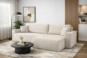 ROHOVÁ SEDAČKA TRAVIS WIND 05 BÉŽOVÁ 277 x 143