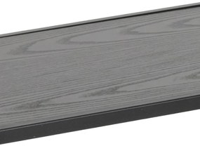 Regál Seaford 114x78 cm čierny