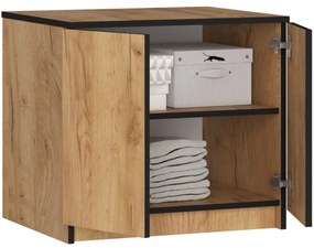 Nástavec na skříň STAR 60 cm dub craft zlatý