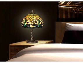Kolekcia Tiffany lampy DRAGONFLY YELLOW