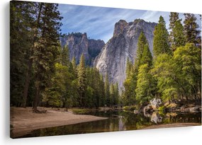 Obraz - Pod Yosemite skalou (90x60 cm)