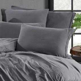 4Home Mušelínové obliečky Steel, 220 x 200 cm, 2 ks 70 x 90 cm