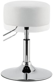 InternetovaZahrada Taburetka Tonia bielo-strieborná