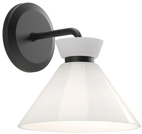 Alora Mood ALM-HALSTON-1WB-BK - Nástenné svietidlo HALSTON 1xE14/40W/230V čierna