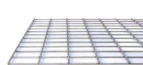 Kovové regály RIVET PRO 252x120x60 oceľová mriežka 5 úrovní pozinkovaná