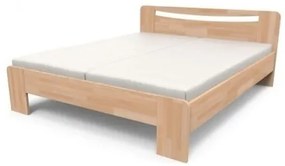 Texpol SOFIA - elegantná masívna buková posteľ 200 x 200 cm, buk masív