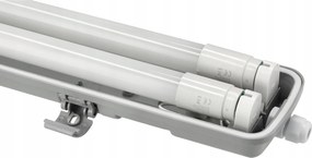 BERGE Hermetické svietidlo 60cm + 2x LED trubica studená biela