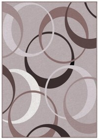 GDmats koberce Dizajnový kusový koberec Cirkles od Jindřicha Lípy - 140x200 cm
