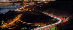 Obraz - Golden Gate Bridge (120x50 cm)