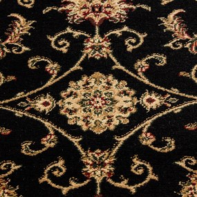 Ayyildiz 120x170 cm Kusový koberec Marrakesh 210 black, čierna, kancelária