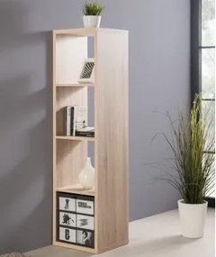 Regál Max, 4x1 priehradky, dub sonoma%