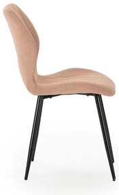 Jedálenská stolička v lososovej farbe v súprave 4 ks Milu – Marckeric