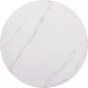 Okrúhly jedálenský stôl Rion 90 cm biely/čierny