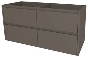 Mereo, Mereo Opto, kúpeľňová skrinka 121 cm, Multidecor, Lávovo sivá, MER-CN993SLAS1