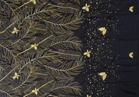 Obliečky z mikrovlákna VISATA čierne Rozmer obliečky: 70 x 80 cm | 140 x 200 cm