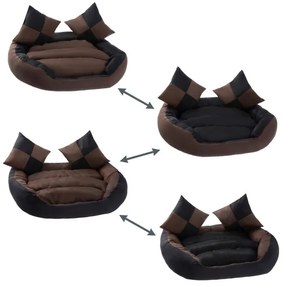 Petstuff pelech pre psa, čierno- hnedý, 65 x 50 x 20 cm