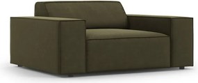 Zelené zamatové kreslo Jodie – Micadoni Home