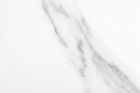Rozkladací jedálenský stôl Alpine 43844 160/200x90cm Ceramik White marble  - Komfort-nábytok