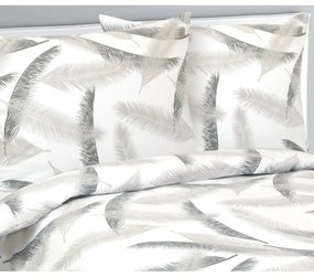 Bellatex Flanelové obliečky Pierko, 140 x 220 cm, 70 x 90 cm