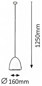 Rabalux 2589 - Luster OLIVIA 1xE27/60W/230V