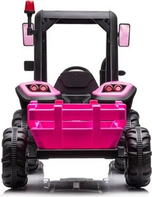 LEAN CARS Batériový traktor BLT-206 ružový