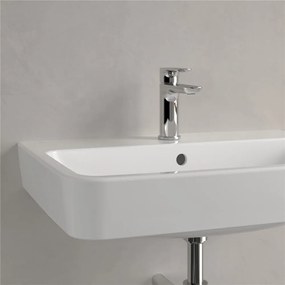 VILLEROY &amp; BOCH O.novo závesné umývadlo s otvorom (zadná a spodná strana brúsená), s prepadom, 650 x 460 mm, biela alpská, s povrchom CeramicPlus, 4A41KGR1
