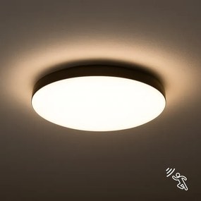 LED Kúpeľňové stropné svietidlo so senzorom MAYA LED/13W/230V IP44 čierna