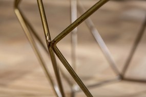Konferenčný stolík Diamond 70cm mramor biely