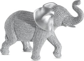 DEKORAČNÁ SOŠKA ELDO 17X6X13 CM STRIEBORNÁ